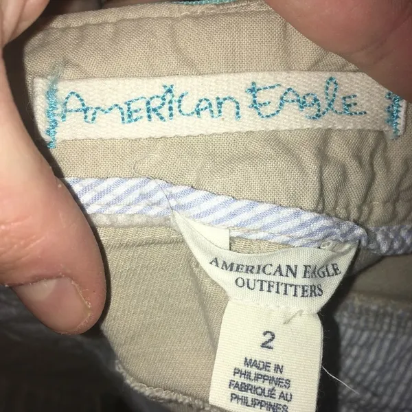 American Eagle tan size 2 Y2K mini skirt - Image 2