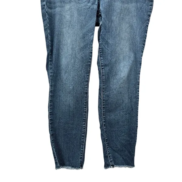 D. Jeans Blue Straight Tapered Skinny‎ Stretch Denim Pants Jeans 14 - Image 4
