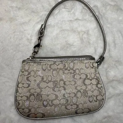 COACH Gray Wristlet - Image 2