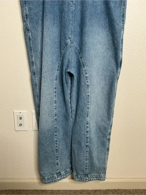 Free People - We The Free High Roller Jumpsuit blue medium - Image 13