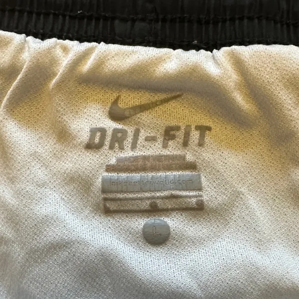 Nike Black Running Shorts with White Accents - Image 2