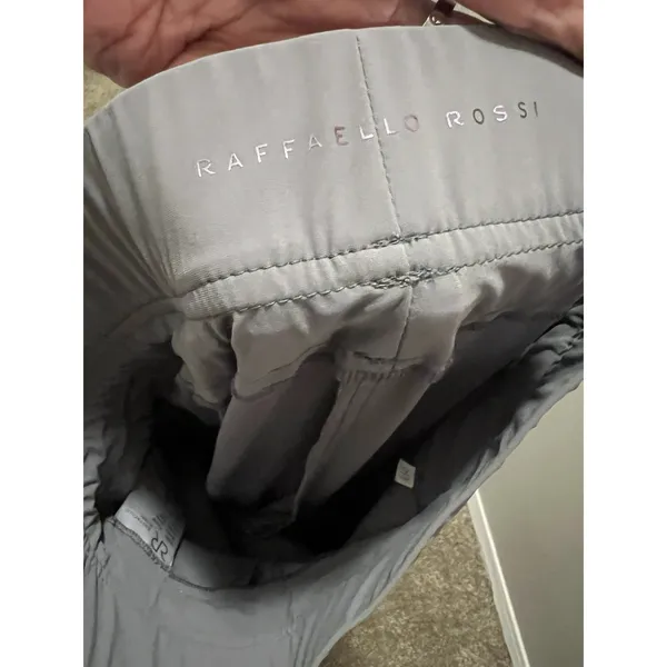 Raffaello Rossi Candy Pants Gray Pull On Size 4 $275 - Image 7
