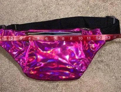 PINK Iridescent fanny pack - Image 3