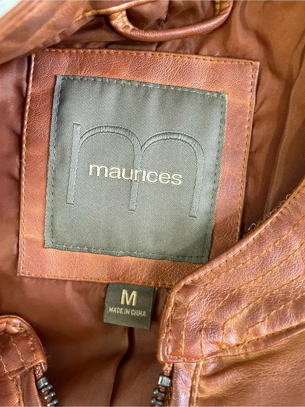 Maurices faux leather princess seam jacket - Image 7