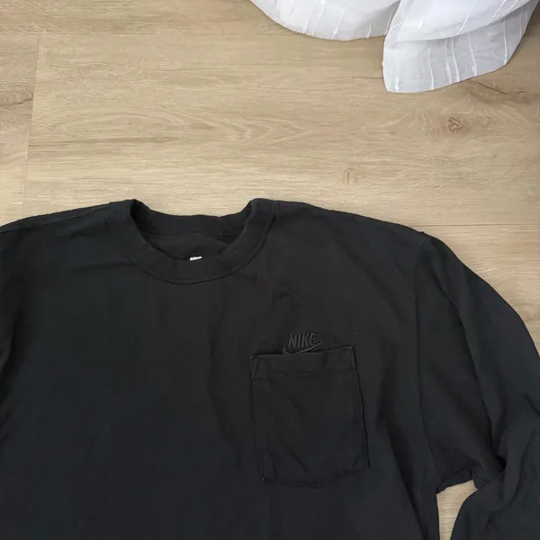 The Nike Tee Black Long Sleeve - Image 2