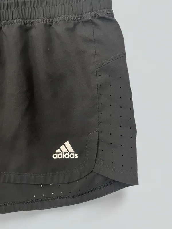 🌐 Adidas Perforated Pacer Shorts in Black | Women’s Sz Sm - Image 3