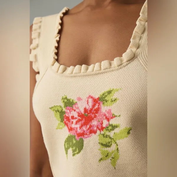 by Anthropologie Bow-Back Sweater Tank - Image 3