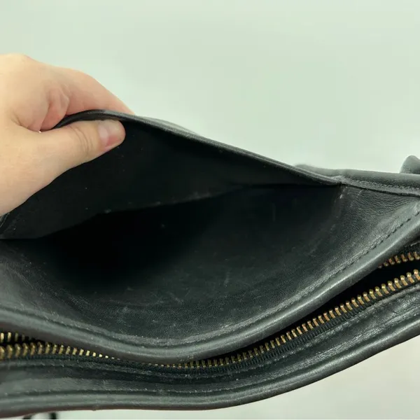 Vintage Coach 9997 Legacy Black‎ Genuine Leather Crossbody Bag - Image 10