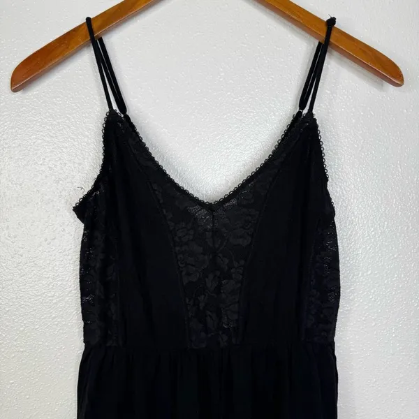 Free People Intimately Black Lace Romper Size Xsmall‎ - Image 3