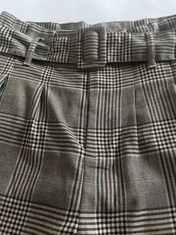NWOT Wild Fable Plaid Tailored Trousers Sz 10 - Image 7