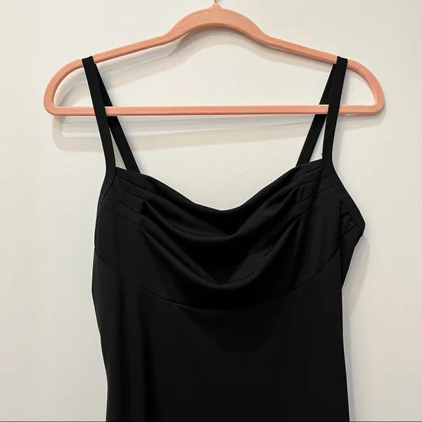 90s vintage retro “All that Jazz” black gown sz small - Image 3