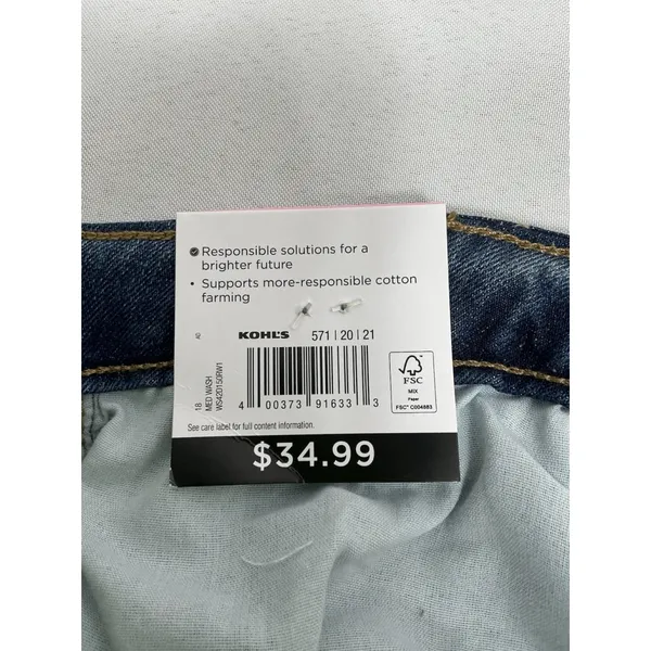 Womans NWT Sonoma Skinny Super Stretch Blue Jeans Size 18 0259/D-5 - Image 6