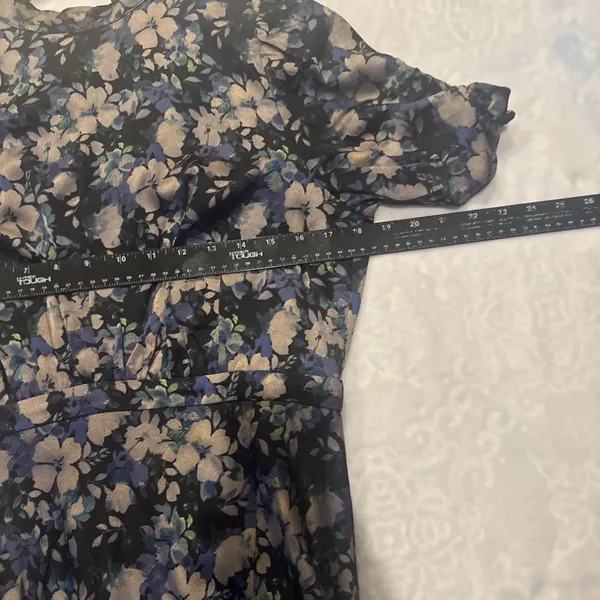 Astr The Label Floral Mock Neck Maxi Dress Sz L - Image 11