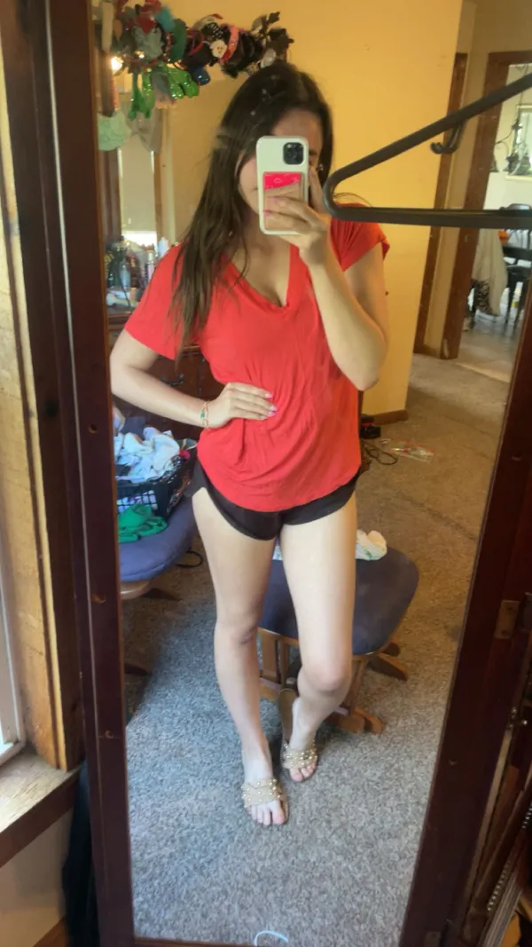 American Eagle Red Top - Image 2