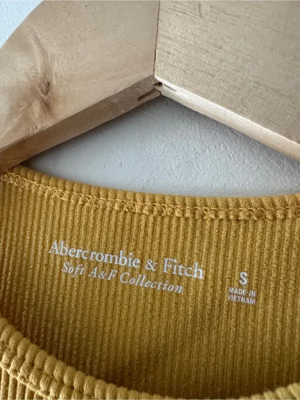 Abercrombie & Fitch Yellow Ribbed Bodysuit‎ - Image 4