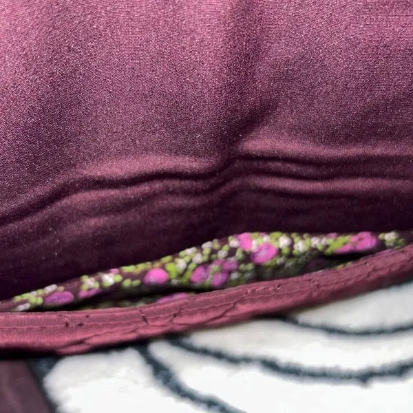 Vera Bradley Plum Quilted Shoulder Bag - Image 11