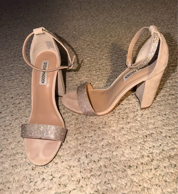 Steve Madden Heels Nude - Image 3