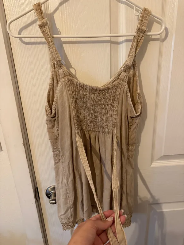 Vintage tank top Tan - Image 4