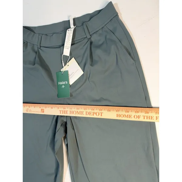 NWT Halara Flex DayStretch High Waisted Straight Leg Work Pants Silent Storm M - Image 4