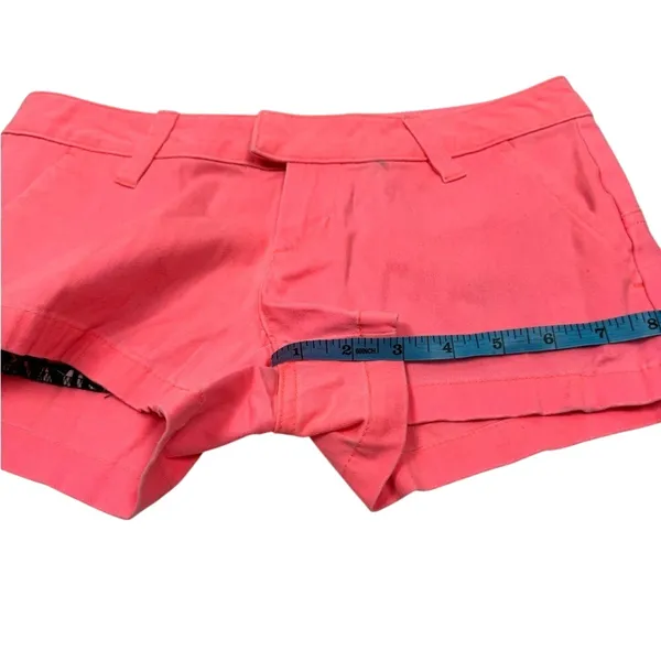 Y2K‎ Volcom Neon Pink Low Rise Shorts Mini Cheeky Hot Girl Summer 2000s - Image 6