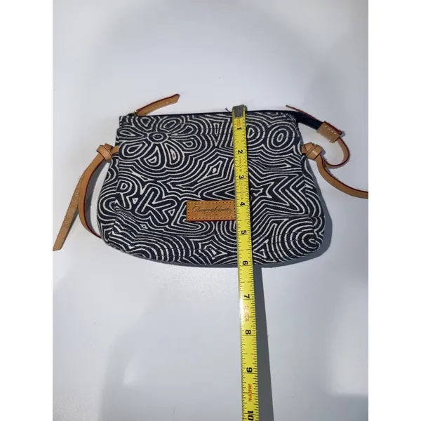 Dooney & Bourke Mini Pouch Pouchette Bag Spellout Pattern Purse M - Image 3