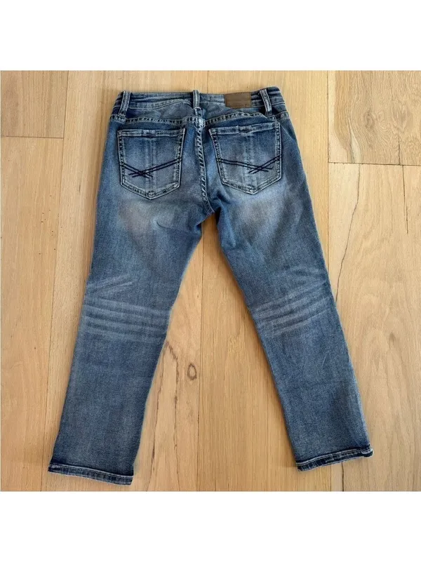 BKE Stella Slim Fit Low Rise Jeans Light Wash Size 26 - Image 3