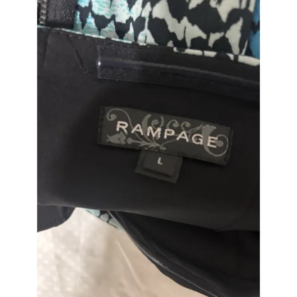 Rampage Strapless Women’s Dress Medium Party Dress Color block Y2K *read descrip - Image 9