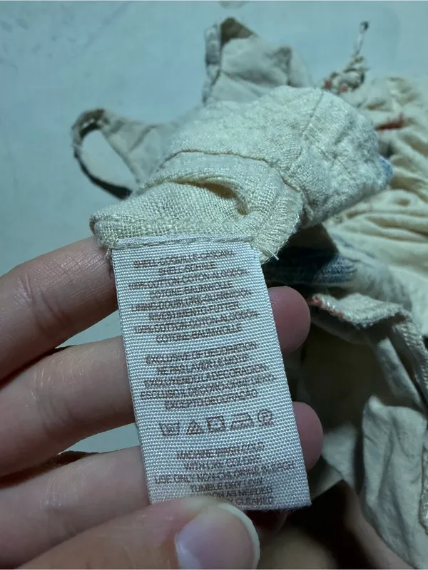 Free people arizona mini Boho Embroidered Cream dress XS - Image 11