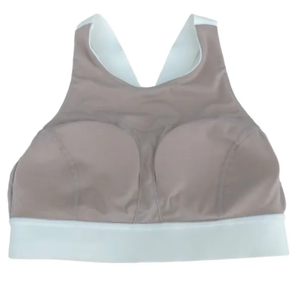 Lululemon Fast Free Bra Nulux White Sports Bra Size 6 - Image 5