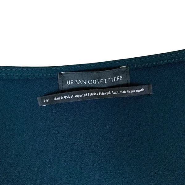 Urban Outfitters Teal Long Sleeve Jumpsuit Modern Womens M - Image 5