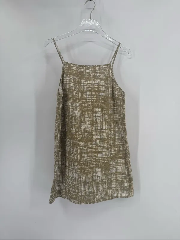 Reformation Kienna Linen Dress in "Burlap" print size small - Image 3