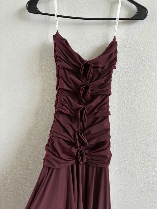 Maygel Coronel Andi Dress Size S/M Vino NEW - Image 5