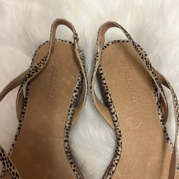 ‎Madewell Dalmatian animal print sandals - Image 9