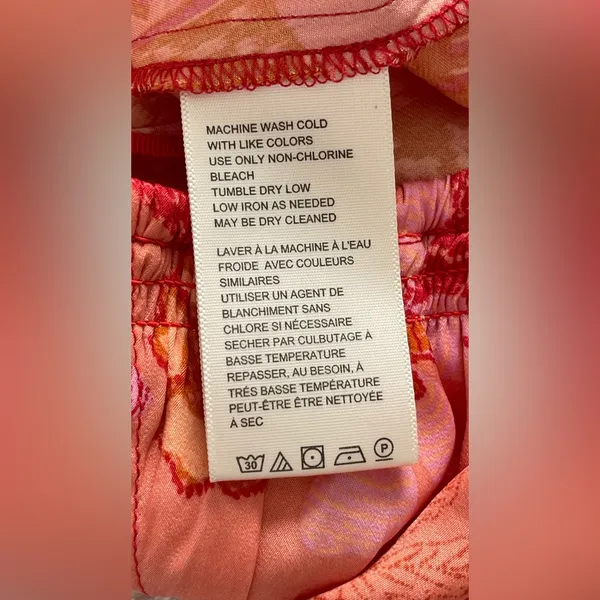 Free People Pink and Orange Tank Top - Image 8