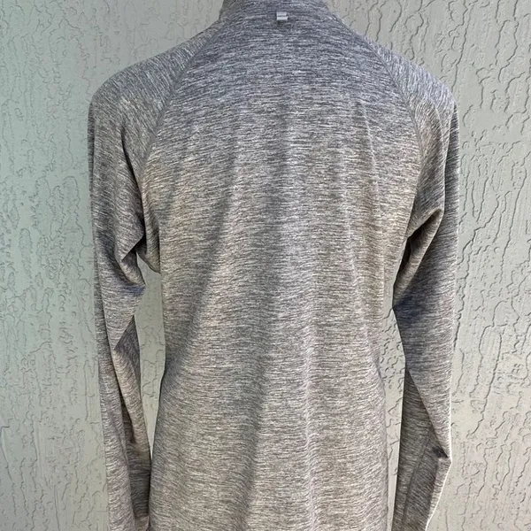 Nike Dri-Fit 1/2 Zip Pullover Marshall University Heather Grey L EUC - Image 3