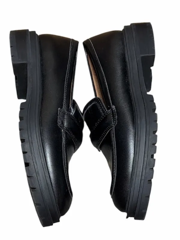 Madewell The Bradley Lugsole Loafer in Leather Black Size 6 - Image 6