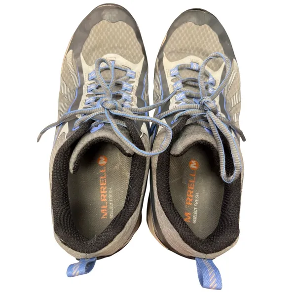 Merrell Performance Vibram wms gray blue hiking walking sneakers sz 8 SKU 9943 - Image 14