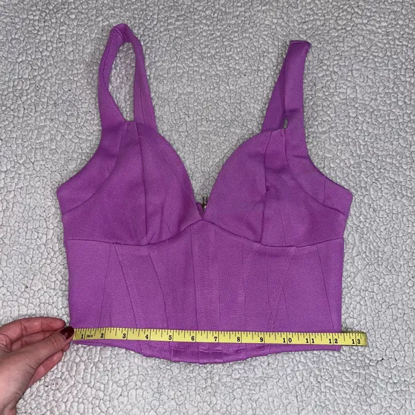 Crop Tank Purple Size M - Image 8