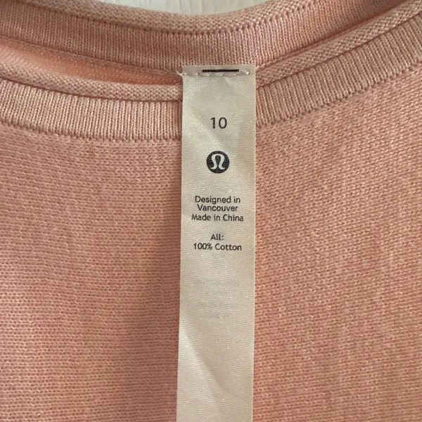 Lululemon Take it All In Sweater in Pink Mist Women’s Size 10 - Image 5