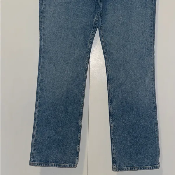 ABLE High Rise Straight Leg Jeans Stretch Denim Women’s 31 - Image 4