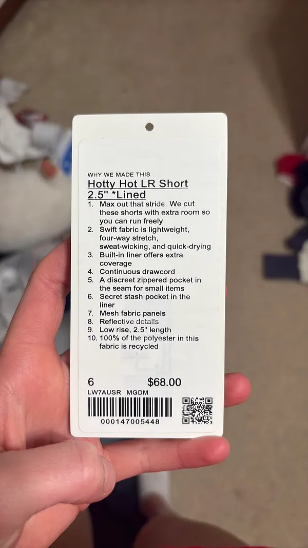 Orange Lululemon Hotty Hot Shorts 2.5" - Image 6