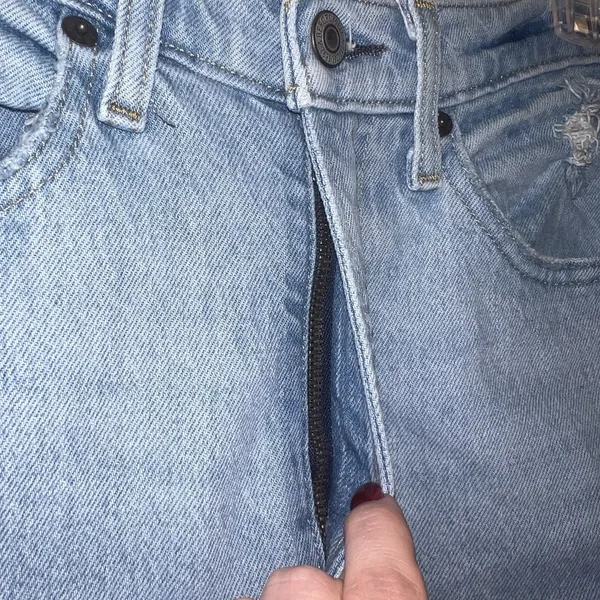 Abercrombie Curve Love 90s Straight Jeans Womens 23 Ultra‎ High Rise - Image 4