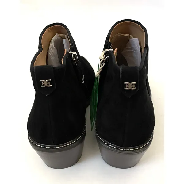Sam Edelman Pryce Rain Repellent Suede Bootie Boot Black Size 8.5 NEW - Image 5
