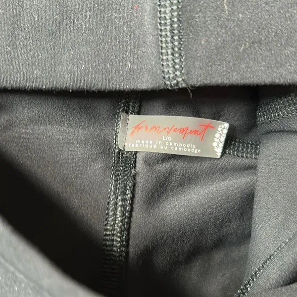 Free people movement black lounge pants - Image 5