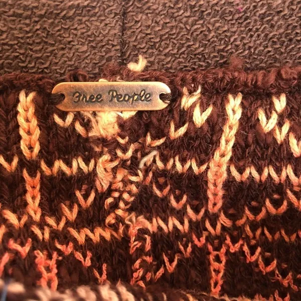 NWOT Free People Sample Sweater Fringe Crop S - Image 8