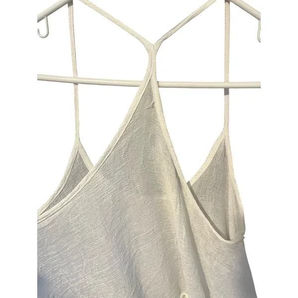 Unbranded Sheer Beach CoverUp Tassel Top sz Large - Image 2
