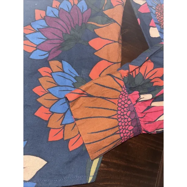 FARM RIO Blouse Womens Floral Top Tropical Boho Anthropologie XS - Image 3