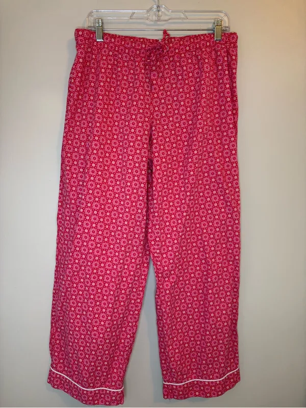 Victoria’s Secret Snowflake Holiday Cotton Pajama Set Large Christmas - Image 4