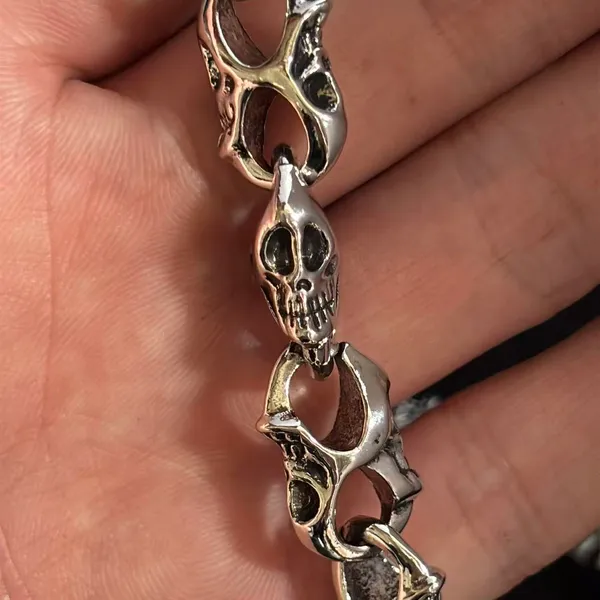 Skull Head Pants Chain for Men Women,Jeans Chain,Keys Chain,Biker Wallet Chain,Streetwear Punk Hip Hop Unisex Style - Image 5