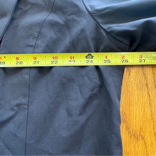 Eileen Fisher 2X Open Front Classic Wool Blazer | Size 2X‎ black - Image 7